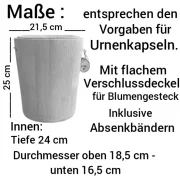 Holz Urne - Lärche s16