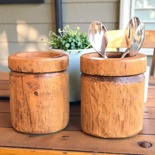 2 Stck. Holzbecher d24