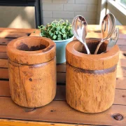 2 Stck. Holzbecher d24