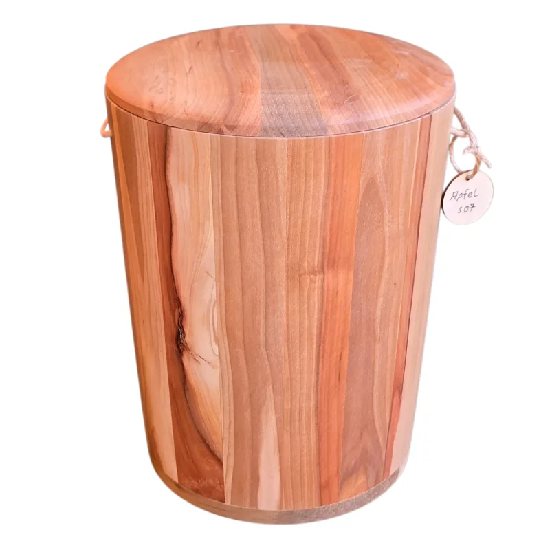 Holzurne - Apfel s07