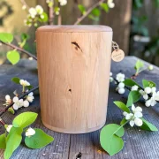 Holz Urne - Kastanie s15