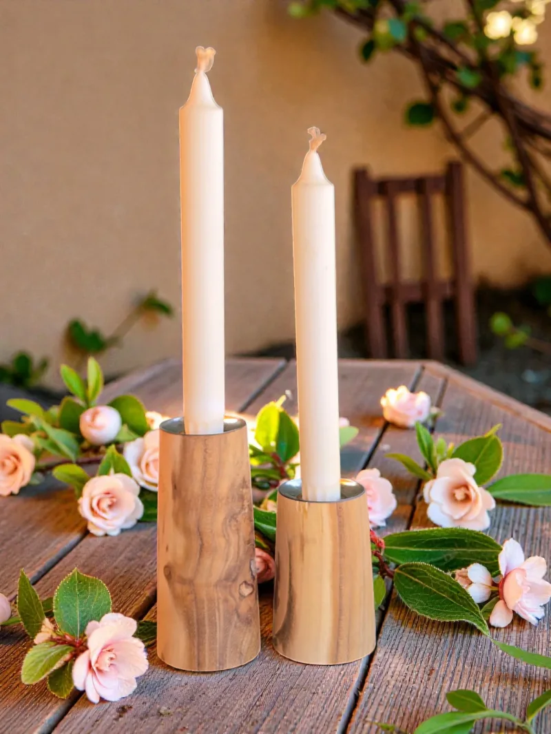 Kerzenhalter-Holz d22
