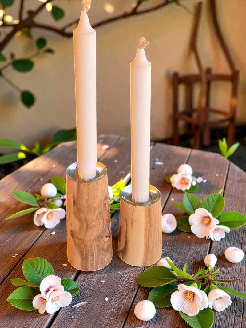 Kerzenhalter-Holz d22