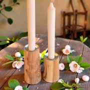 Kerzenhalter-Holz d22