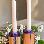 Kerzenhalter-Holz&Resin d21