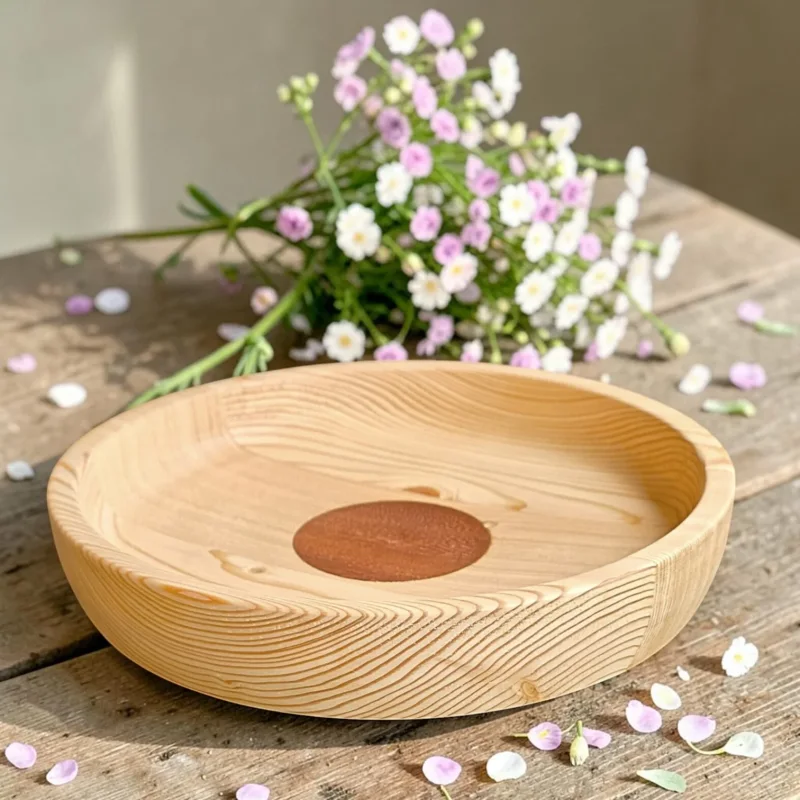 Holzschale-Massiv / Tanne d19