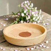 Holzschale-Massiv / Tanne d19